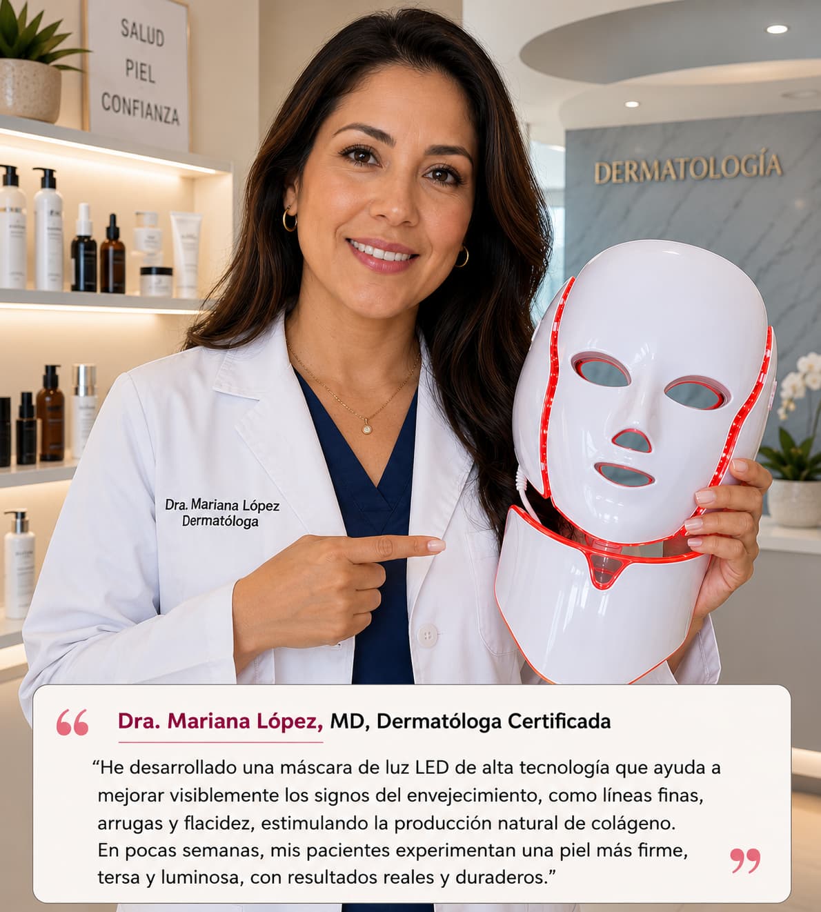 LumiGlow Pro™ - Mascarilla LED para Levantar Óvalo, Mejillas y Papada